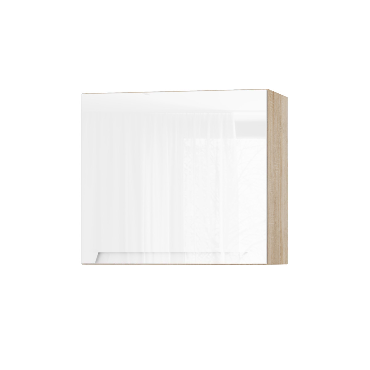 Корпус Стандарт дуб сонома, фасад Бостон білий глянець S301 60х54х30 