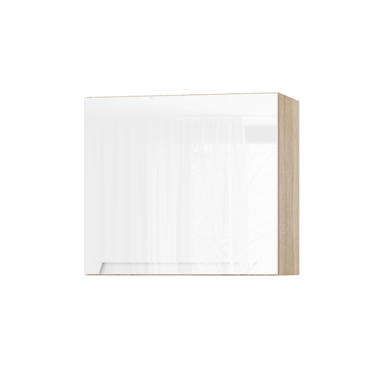 Корпус Стандарт дуб сонома, фасад Бостон білий глянець S301 60х54х30 