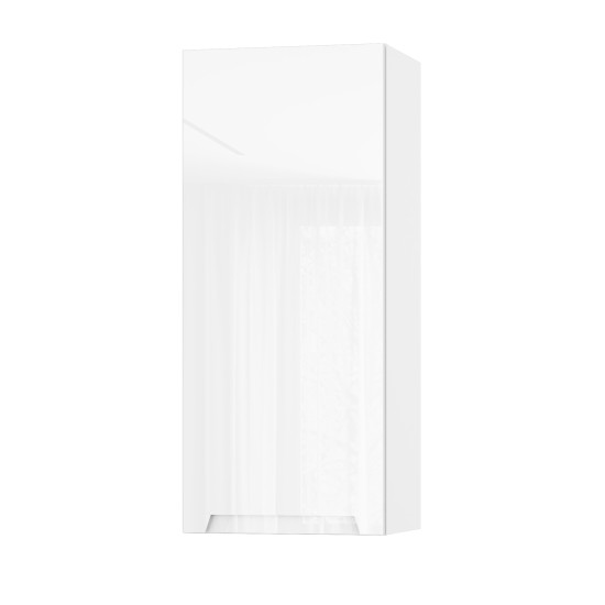 Корпус Стандарт білий, фасад Бостон білий глянець L301 40х93х30