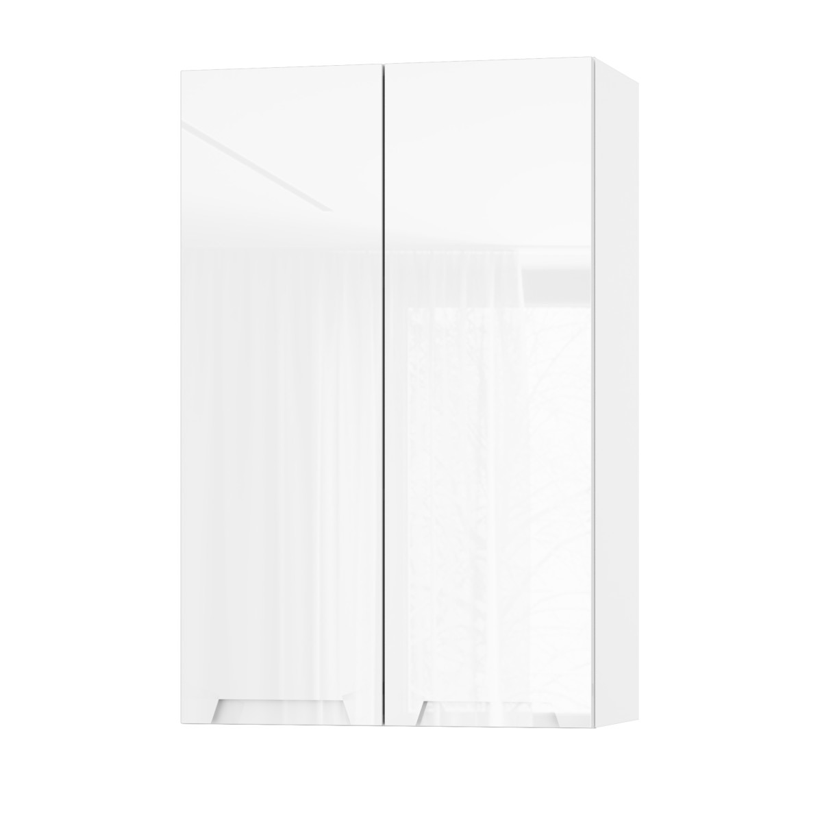 Корпус Стандарт білий, фасад Бостон білий глянець L302 60х93х30