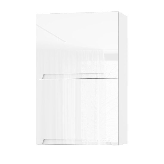 Корпус Стандарт білий, фасад Бостон білий глянець L402.HF 60х93х30