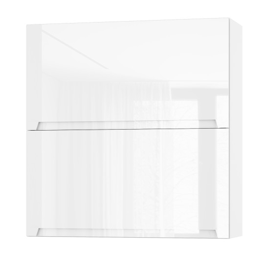 Корпус Стандарт білий, фасад Бостон білий глянець L402.HF 90х93х30