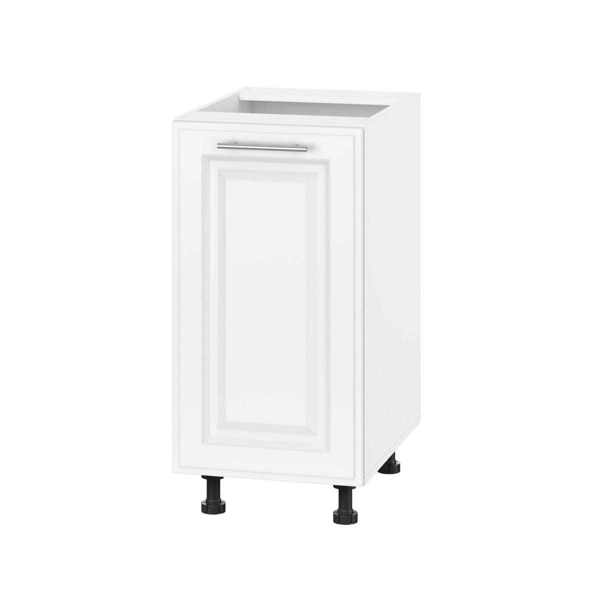 Корпус Стандарт білий, фасад Лондон білий матовий 101 40х72х52