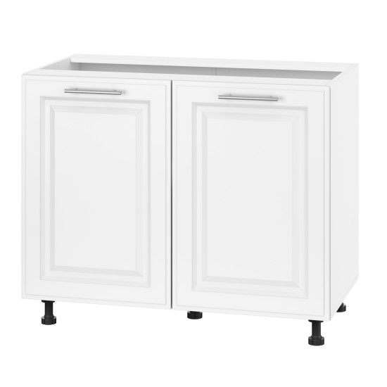 Корпус Стандарт білий, фасад Лондон білий матовий 102 100х72х52