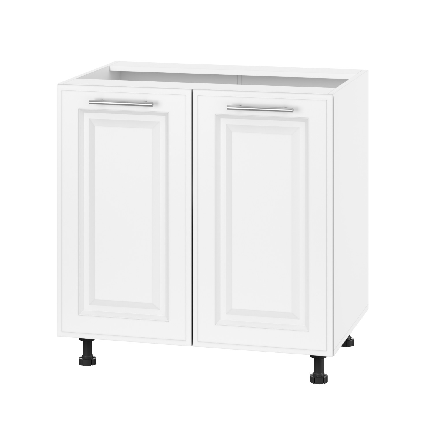 Корпус Стандарт білий, фасад Лондон білий матовий 102 80х72х52 Корпус Стандарт білий, фасад Лондон білий матовий 102 80х72х52