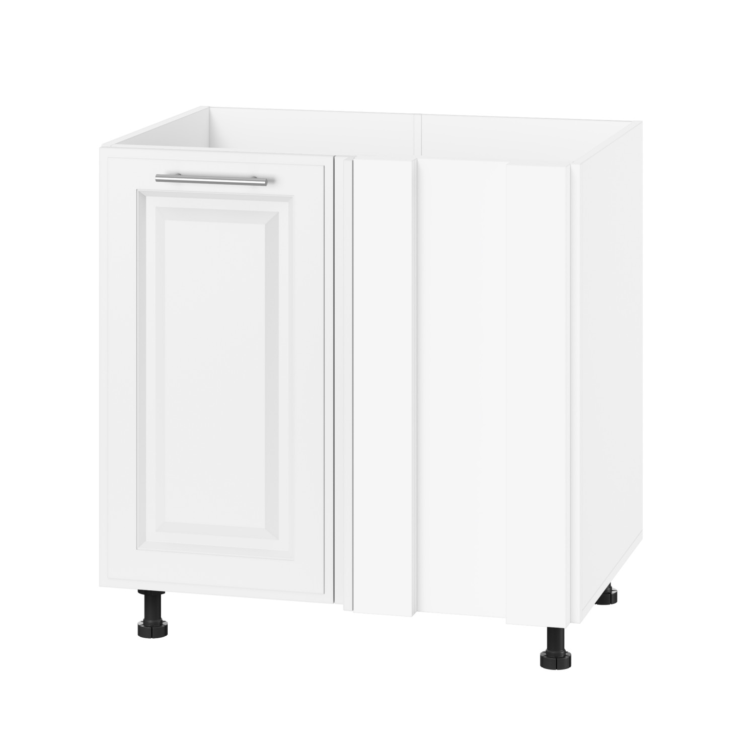 Корпус Стандарт білий, фасад Лондон білий матовий 103 80-100х72х52 Корпус Стандарт білий, фасад Лондон білий матовий 103 80-100х72х52