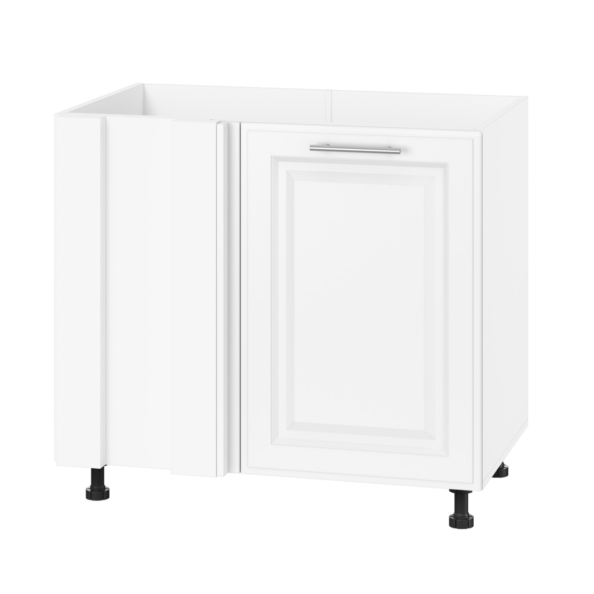 Корпус Стандарт білий, фасад Лондон білий матовий 103 90-110х72х52 Корпус Стандарт білий, фасад Лондон білий матовий 103 90-110х72х52