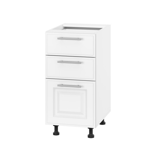 Корпус Стандарт білий, фасад Лондон білий матовий 130.SM 40х72х52