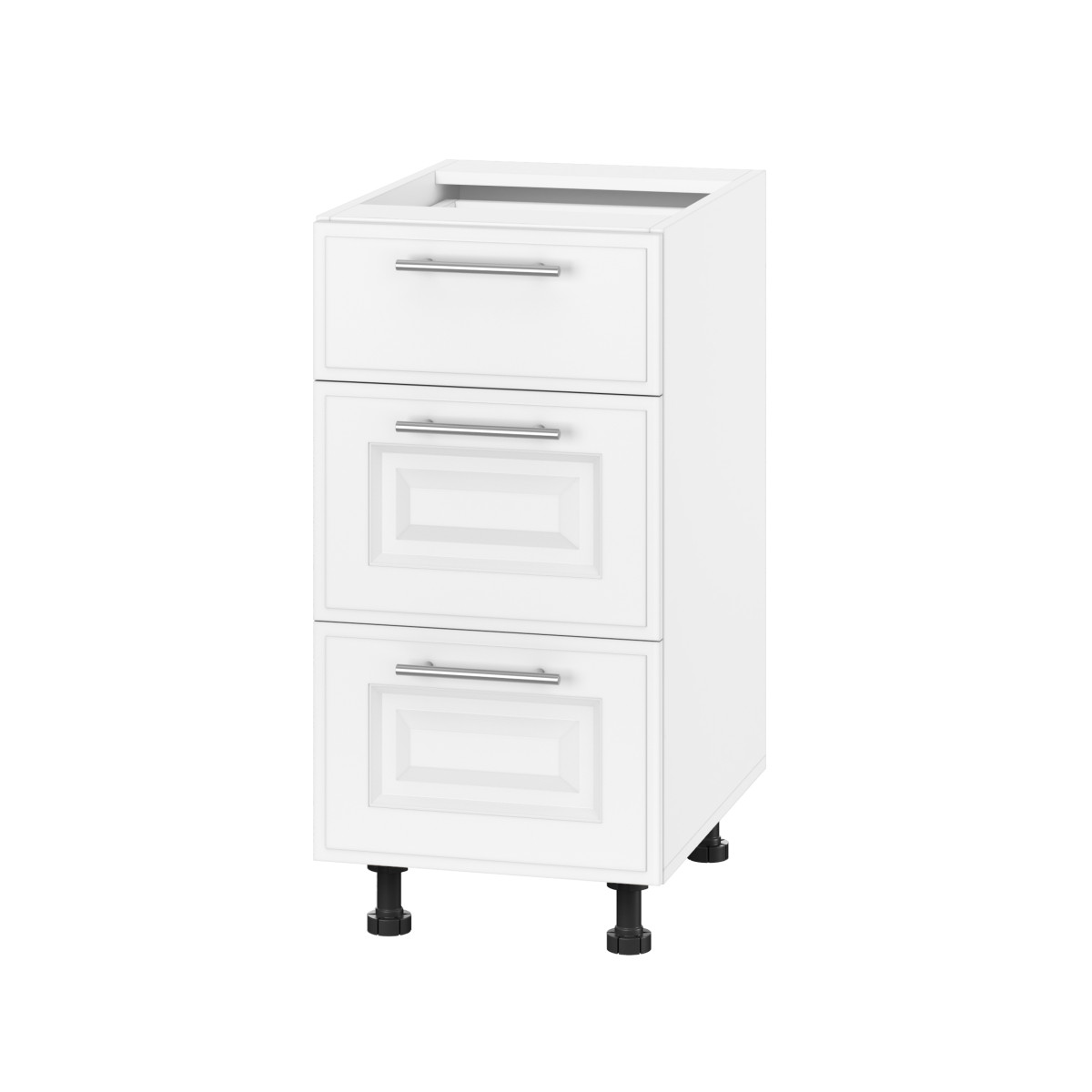 Корпус Стандарт білий, фасад Лондон білий матовий 131Q. 40х72х52