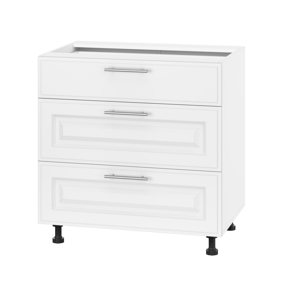 Корпус Стандарт білий, фасад Лондон білий матовий 131Q. 80х72х52