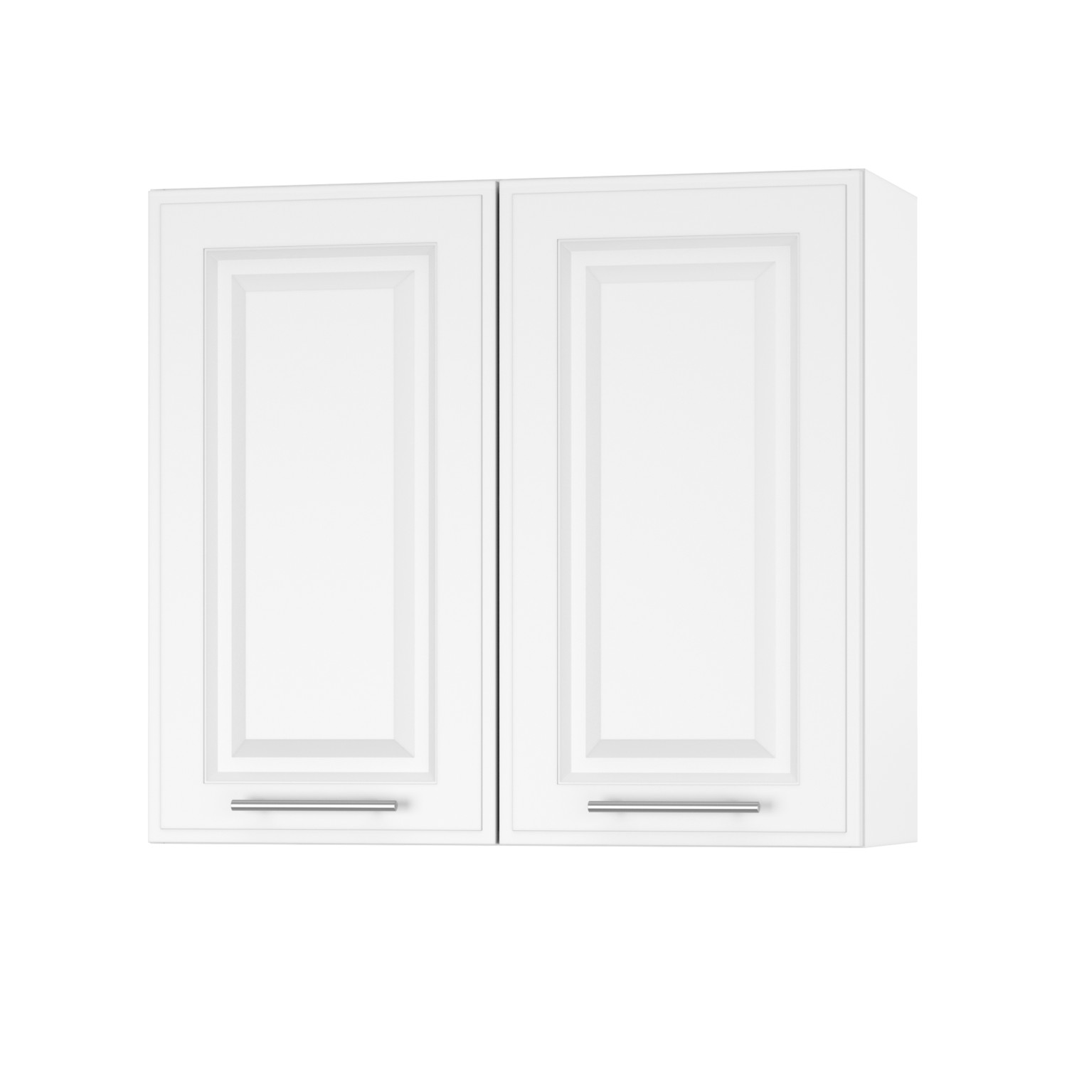 Корпус Стандарт білий, фасад Лондон білий матовий 302 80х72х30 Корпус Стандарт білий, фасад Лондон білий матовий 302 80х72х30