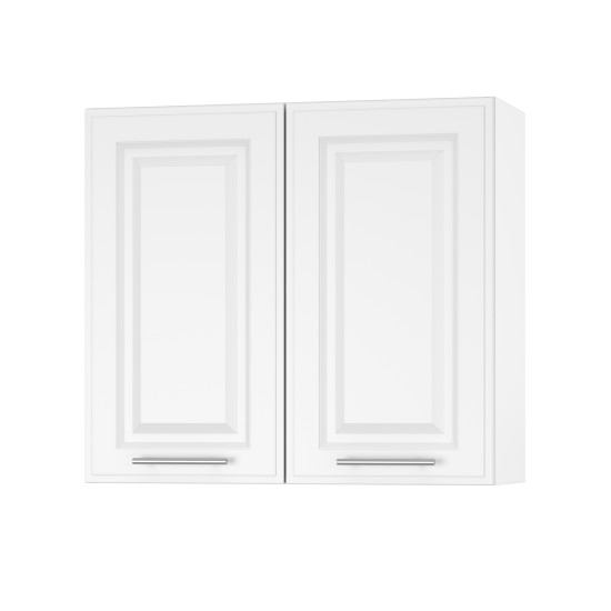 Корпус Стандарт білий, фасад Лондон білий матовий 302 80х72х30