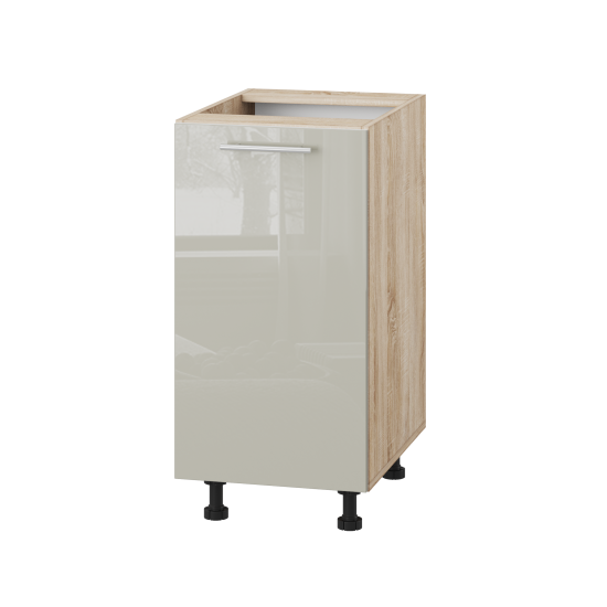 Корпус Стандарт дуб сонома, фасад Стандарт аврора глянець 101 40х72х52