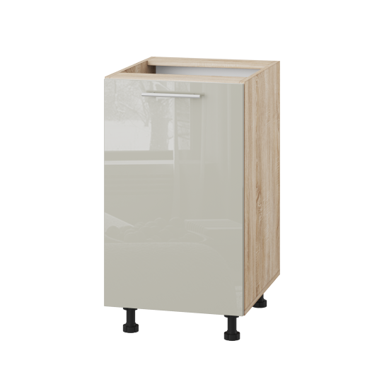 Корпус Стандарт дуб сонома, фасад Стандарт аврора глянець 101 45х72х52