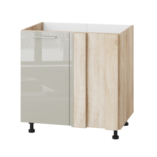 Корпус Стандарт дуб сонома, фасад Стандарт аврора глянець 103 80-100х72х52