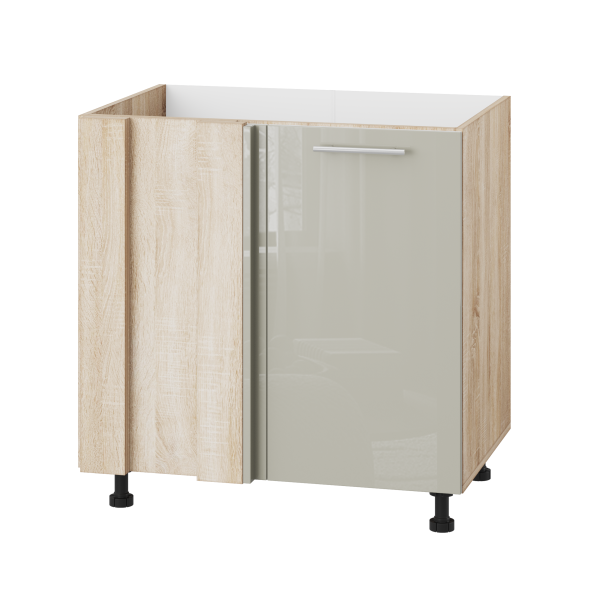 Корпус Стандарт дуб сонома, фасад Стандарт аврора глянець 103 80-100х72х52