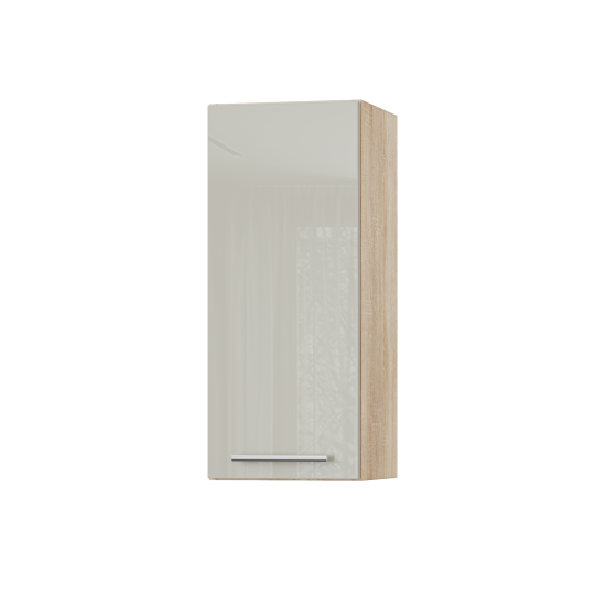 Корпус Стандарт дуб сонома, фасад Стандарт аврора глянець 301 30х72х30