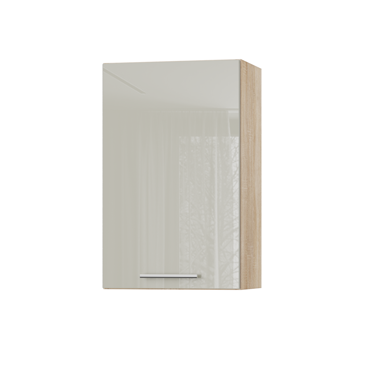 Корпус Стандарт дуб сонома, фасад Стандарт аврора глянець 301 45х72х30