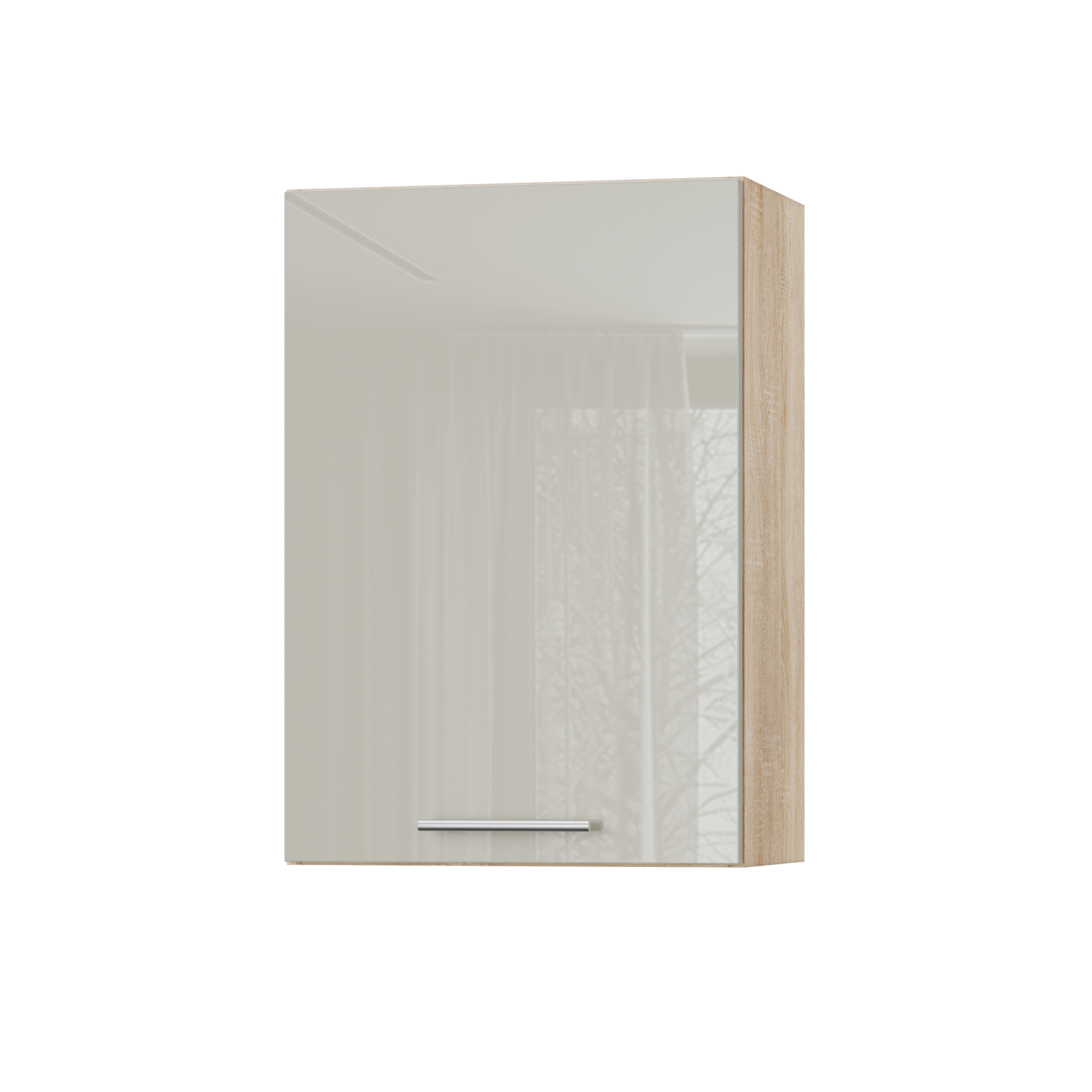 Корпус Стандарт дуб сонома, фасад Стандарт аврора глянець 301 50х72х30 Корпус Стандарт дуб сонома, фасад Стандарт аврора глянець 301 50х72х30