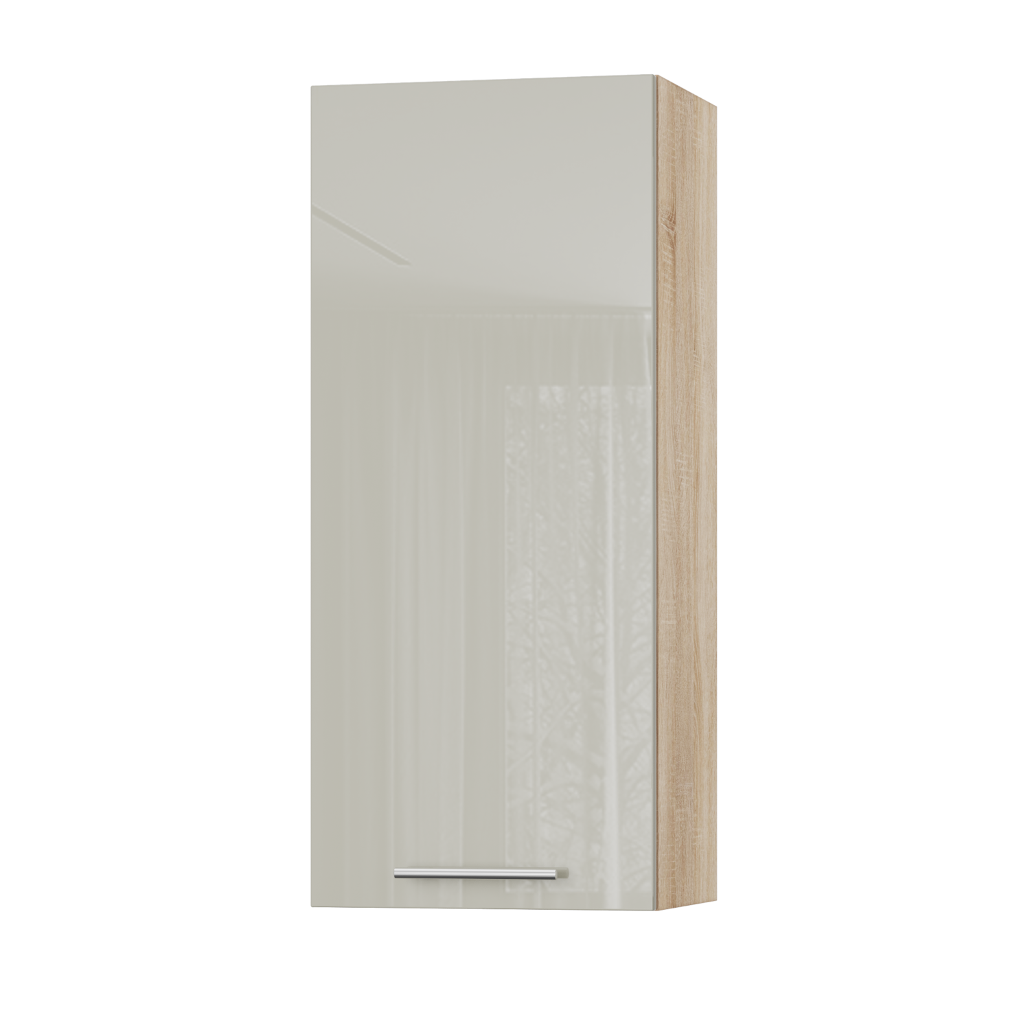 Корпус Стандарт дуб сонома, фасад Стандарт аврора глянець L301 40х93х30