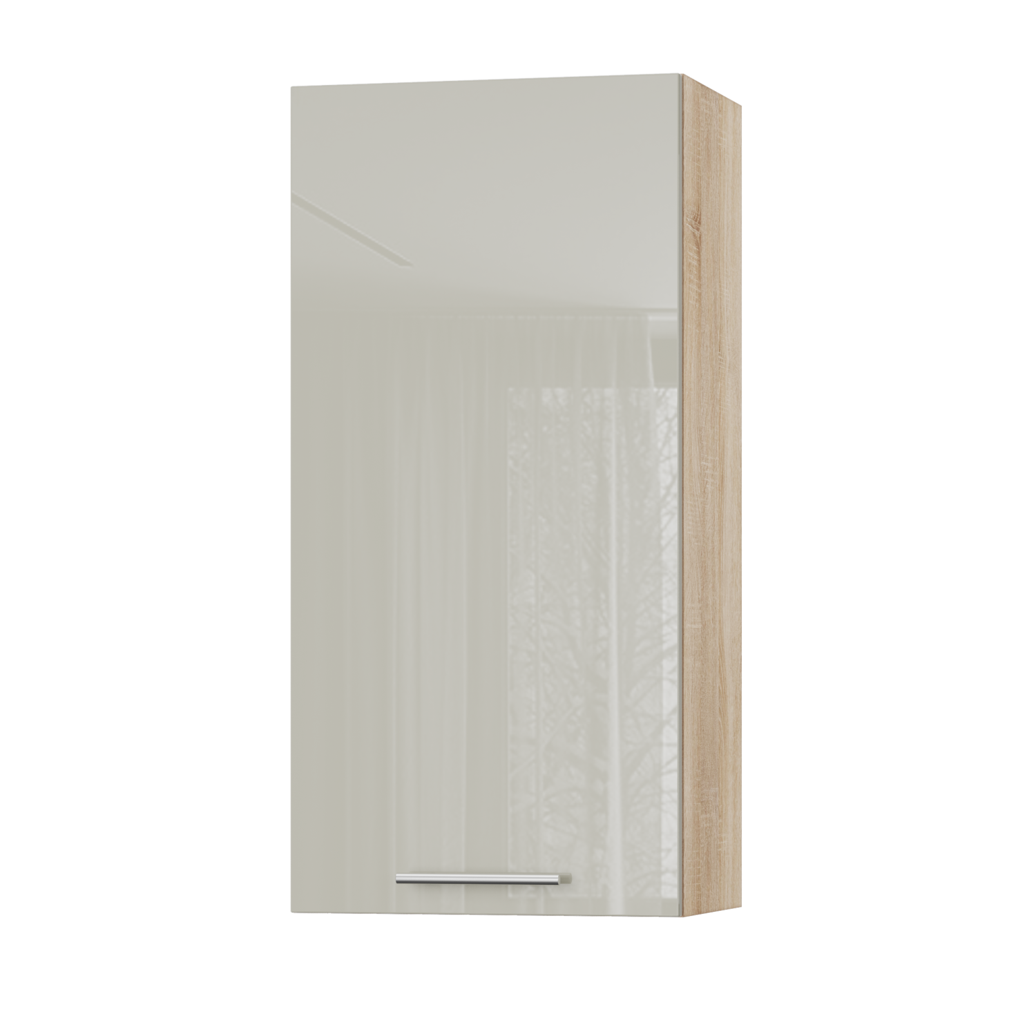 Корпус Стандарт дуб сонома, фасад Стандарт аврора глянець L301 45х93х30