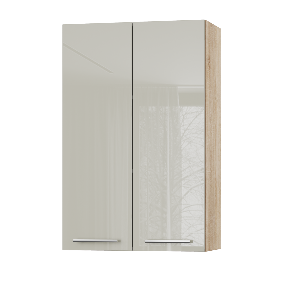 Корпус Стандарт дуб сонома, фасад Стандарт аврора глянець L302 60х93х30