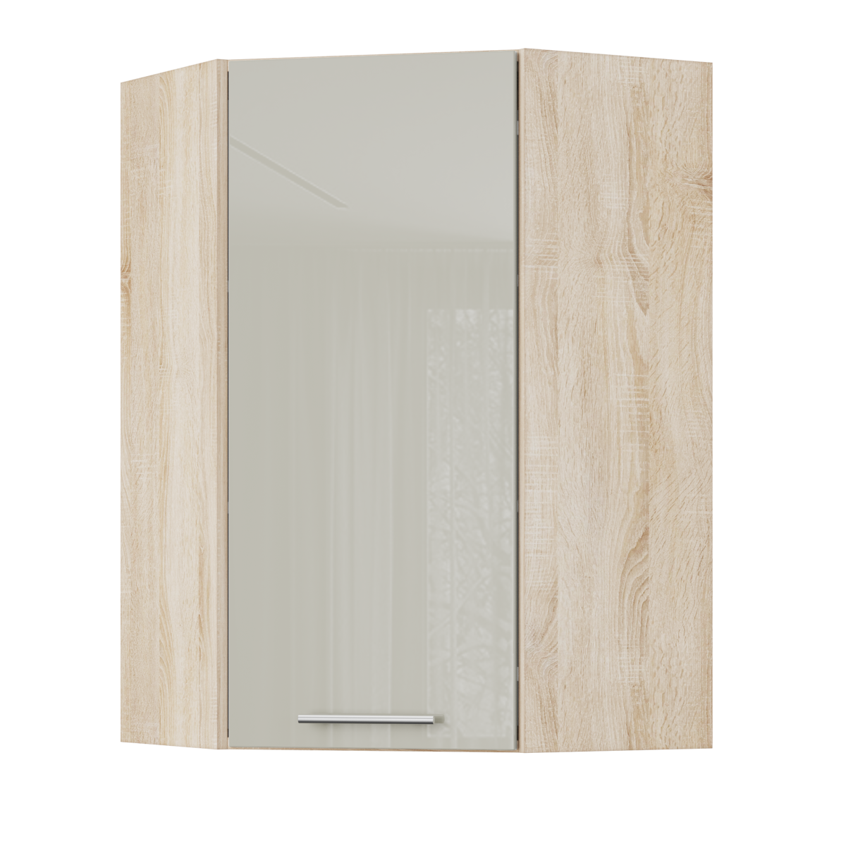 Корпус Стандарт дуб сонома, фасад Стандарт аврора глянець L361 60х93х60