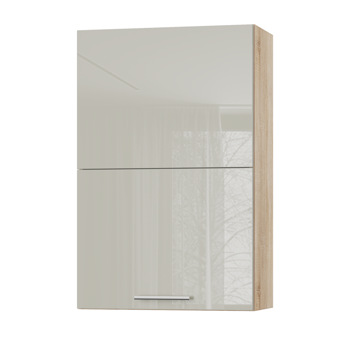 Корпус Стандарт дуб сонома, фасад Стандарт аврора глянець L402.HF 60х93х30