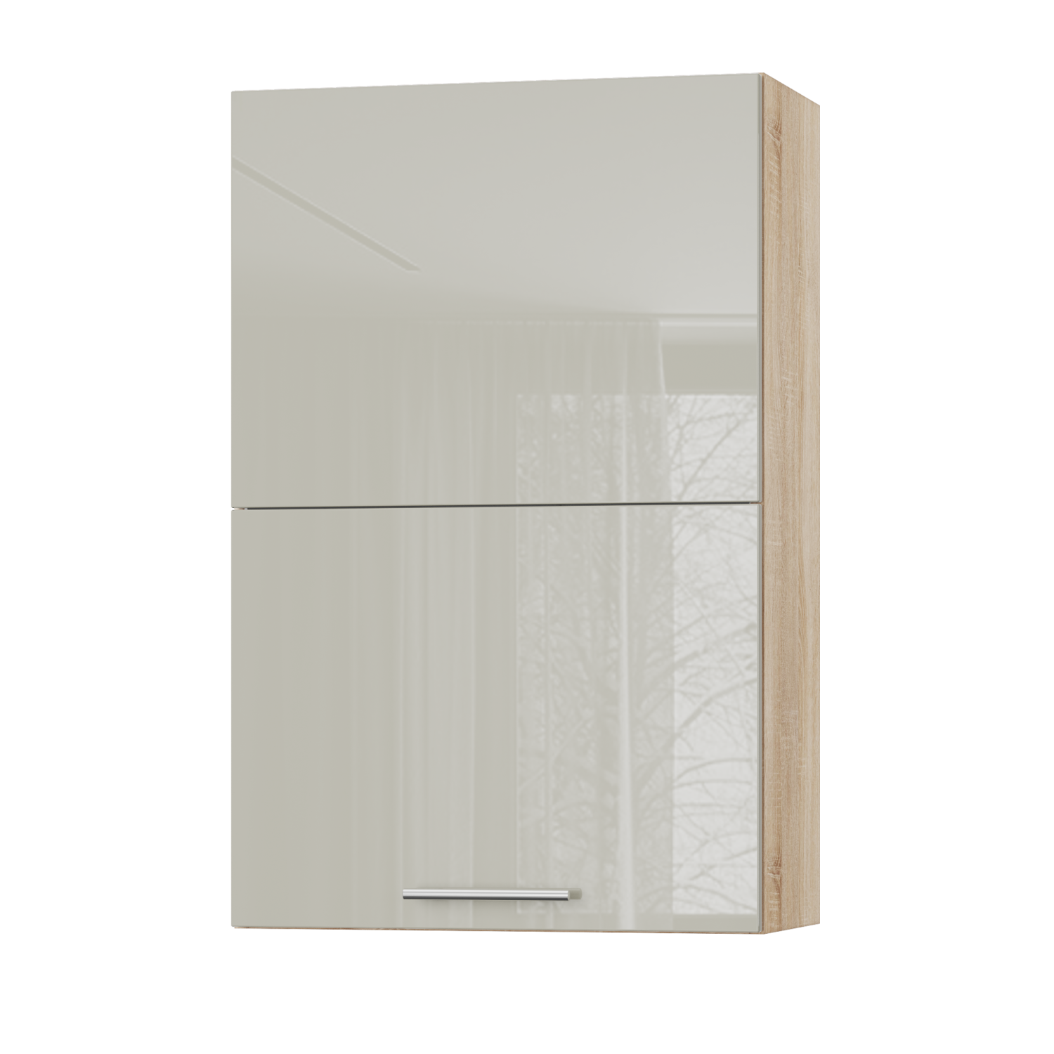 Корпус Стандарт дуб сонома, фасад Стандарт аврора глянець L402.HF 60х93х30