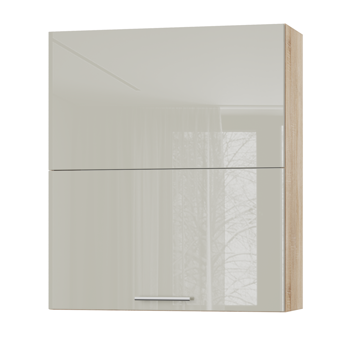 Корпус Стандарт дуб сонома, фасад Стандарт аврора глянець L402.HF 80х93х30