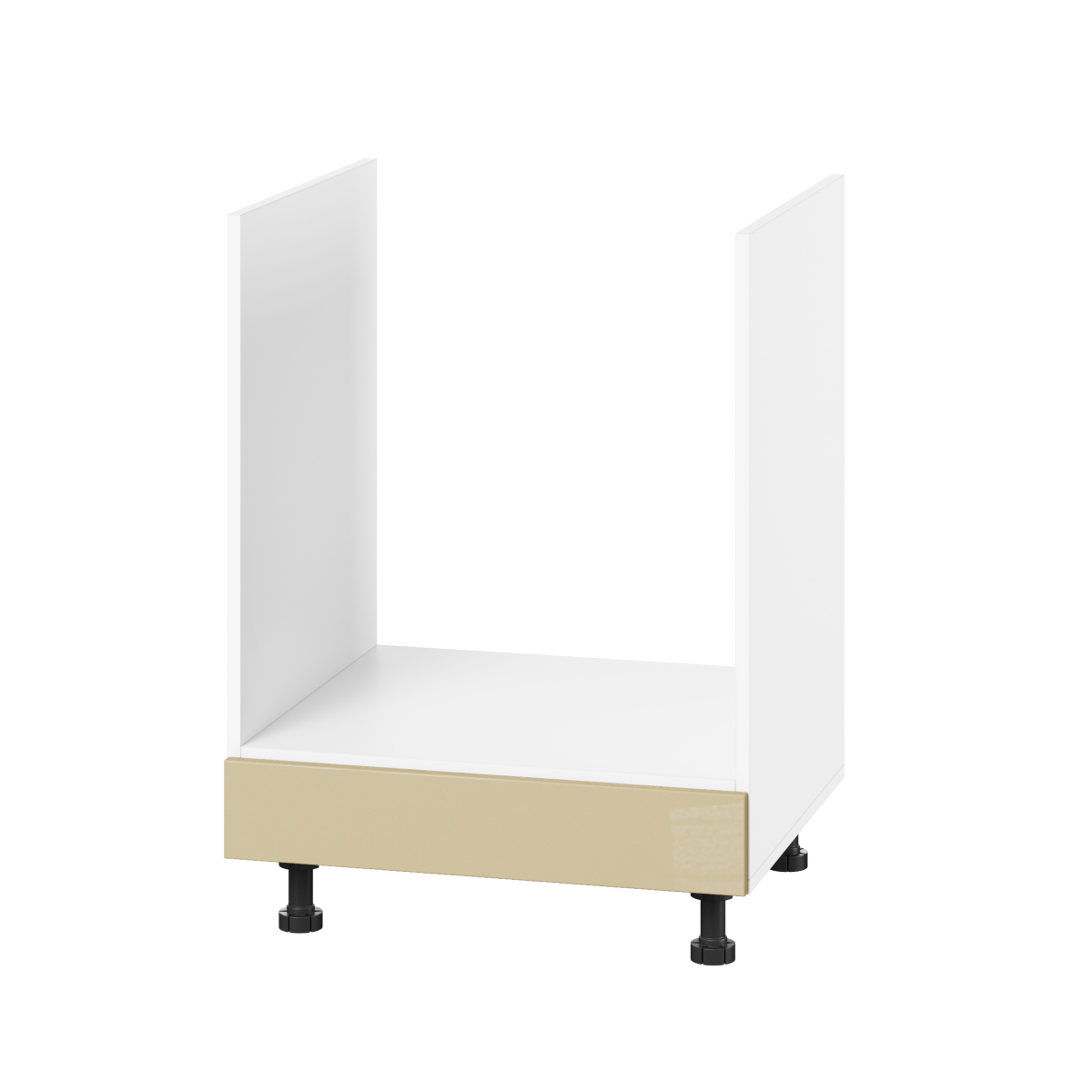 Корпус Стандарт білий, фасад Стандарт бежевий глянець 105.F-60х72х52