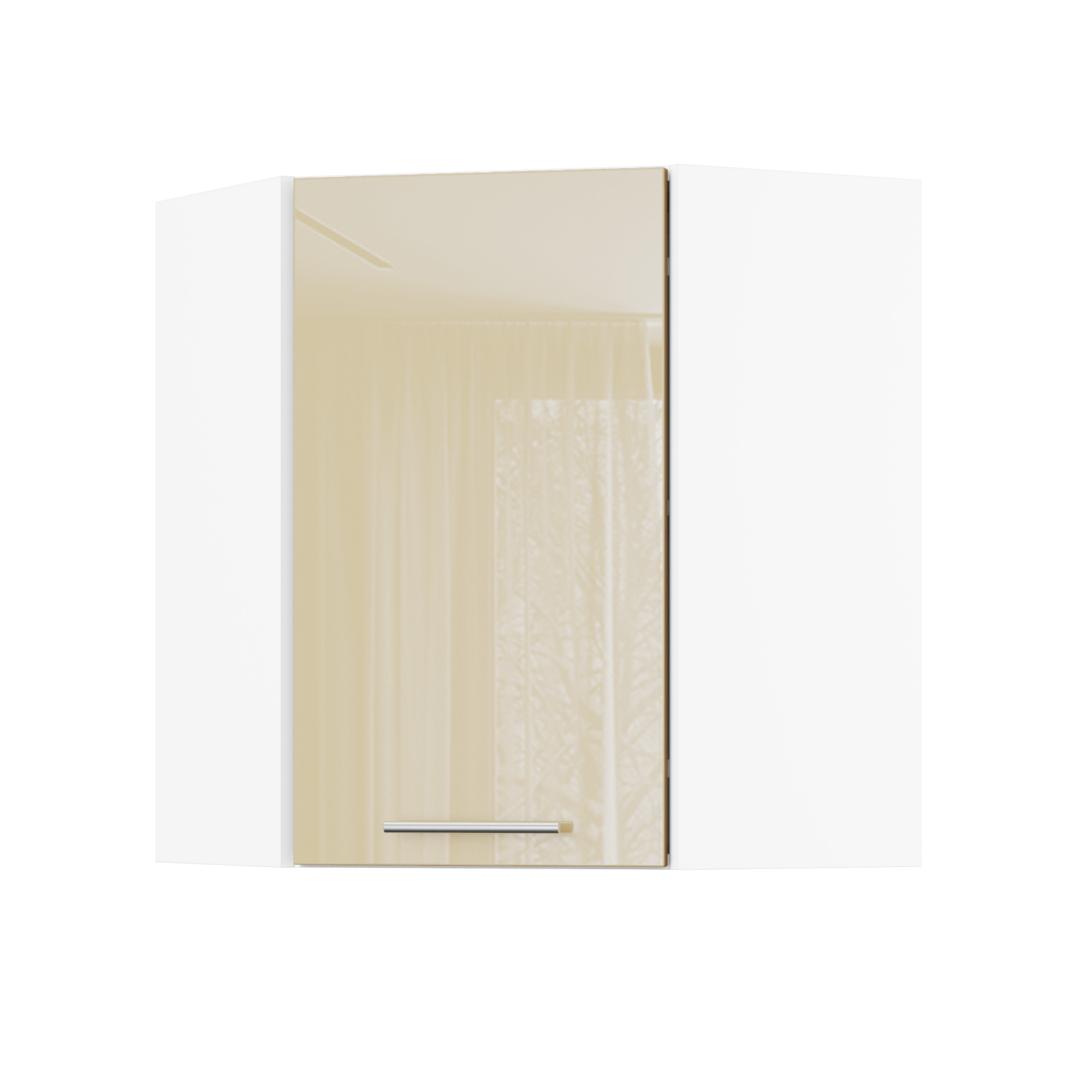 Корпус Стандарт білий, фасад Стандарт бежевий глянець 361 60х72х60 Корпус Стандарт білий, фасад Стандарт бежевий глянець 361 60х72х60