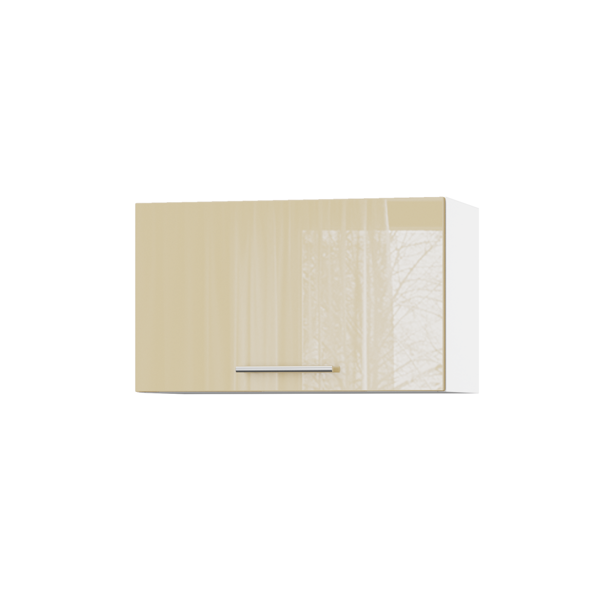 Корпус Стандарт білий, фасад Стандарт бежевий глянець 401.HK-XS 60х36х30