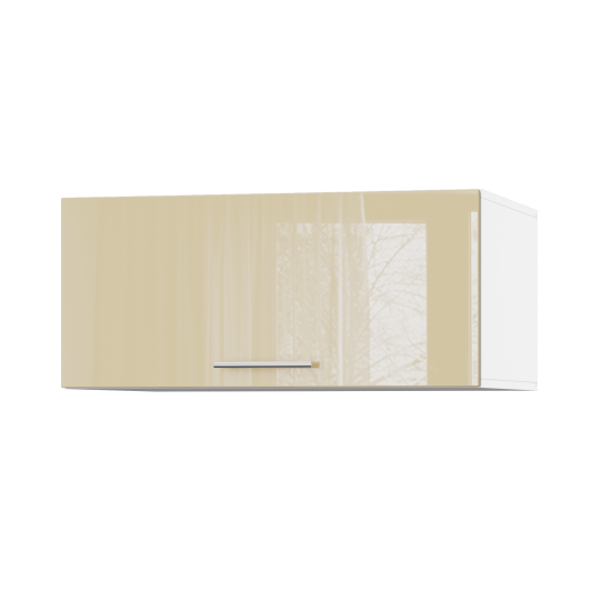 Корпус Стандарт білий, фасад Стандарт бежевий глянець 410.HK-XS 80х36х56