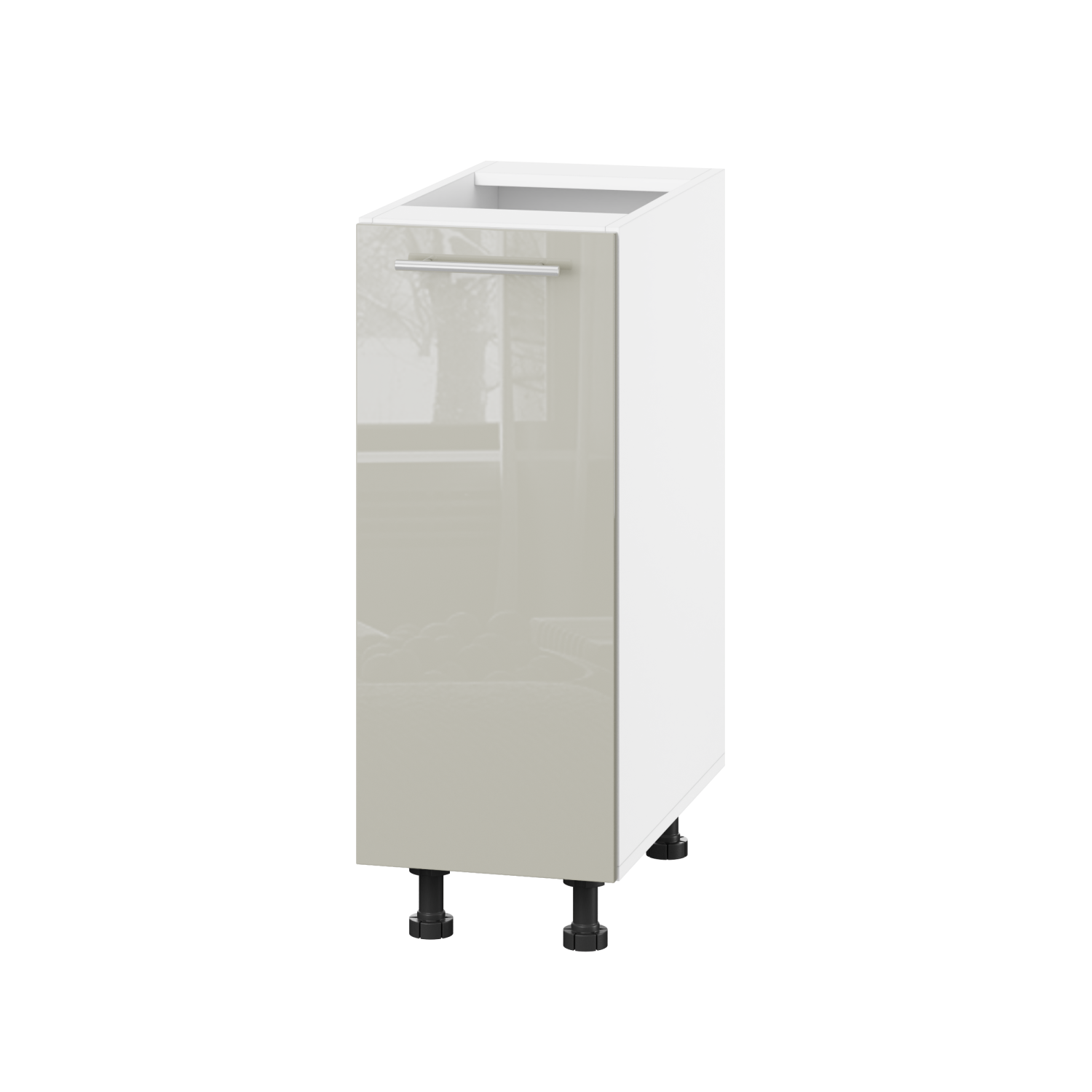 Корпус Стандарт білий, фасад Стандарт аврора глянець 101 30х72х52