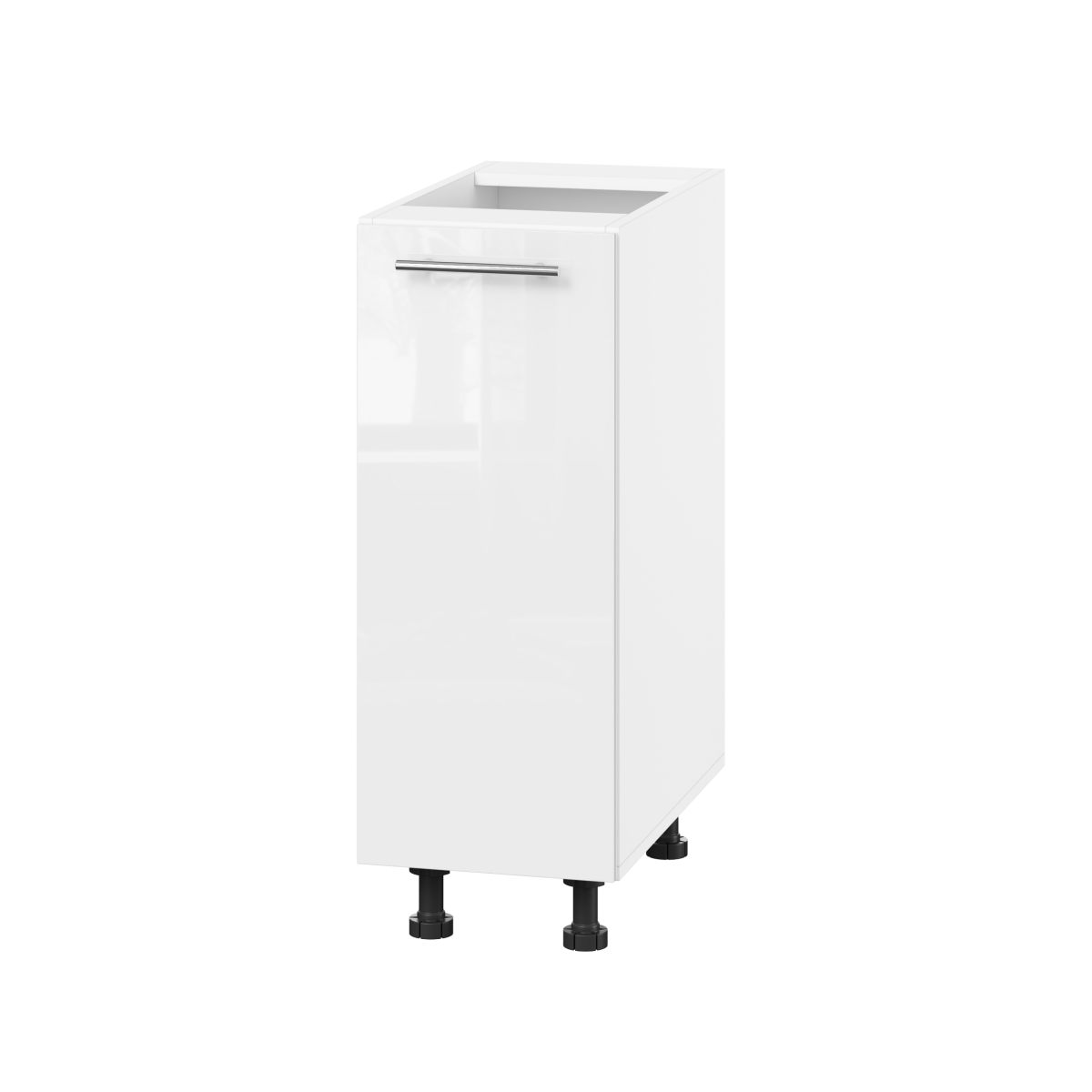 Корпус Стандарт білий, фасад Стандарт білий глянець 101 30х72х52