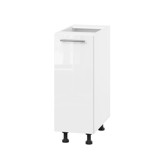 Корпус Стандарт білий, фасад Стандарт білий глянець 101 30х72х52