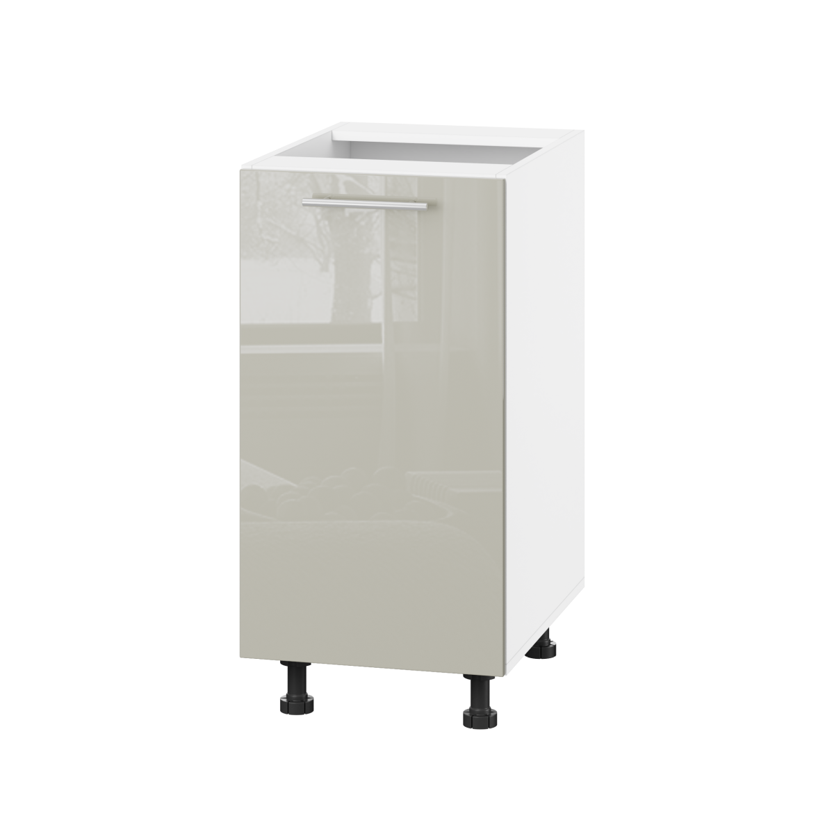 Корпус Стандарт білий, фасад Стандарт аврора глянець 101 40х72х52