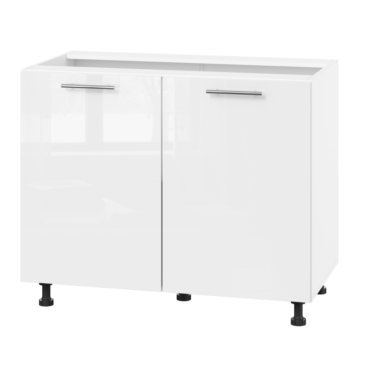 Корпус Стандарт білий, фасад Стандарт білий глянець 102 100х72х52