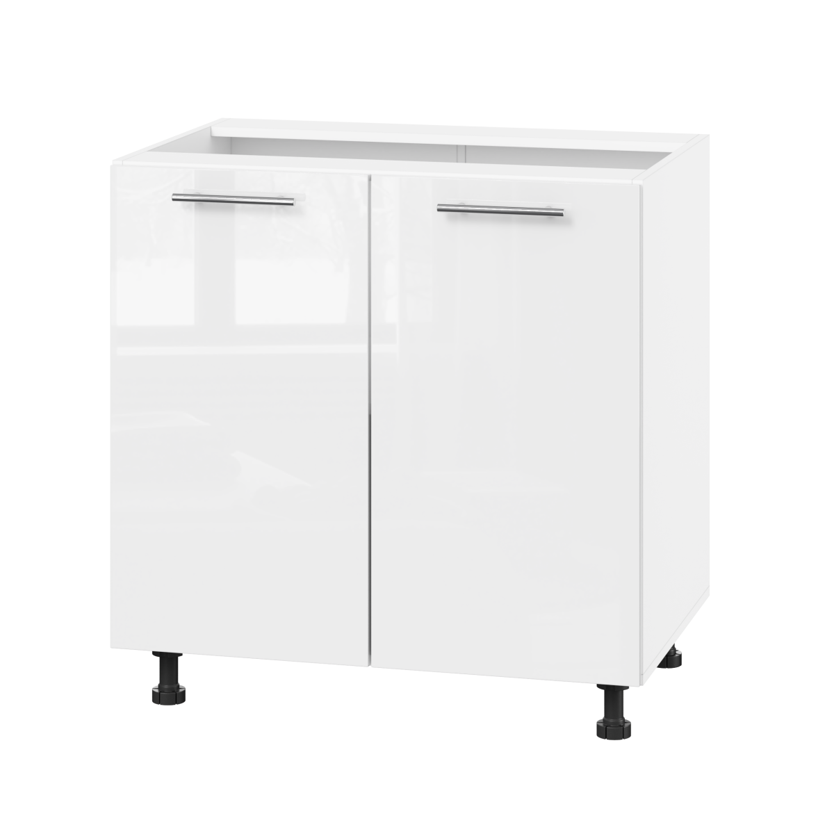 Корпус Стандарт білий, фасад Стандарт білий глянець 102 80х72х52