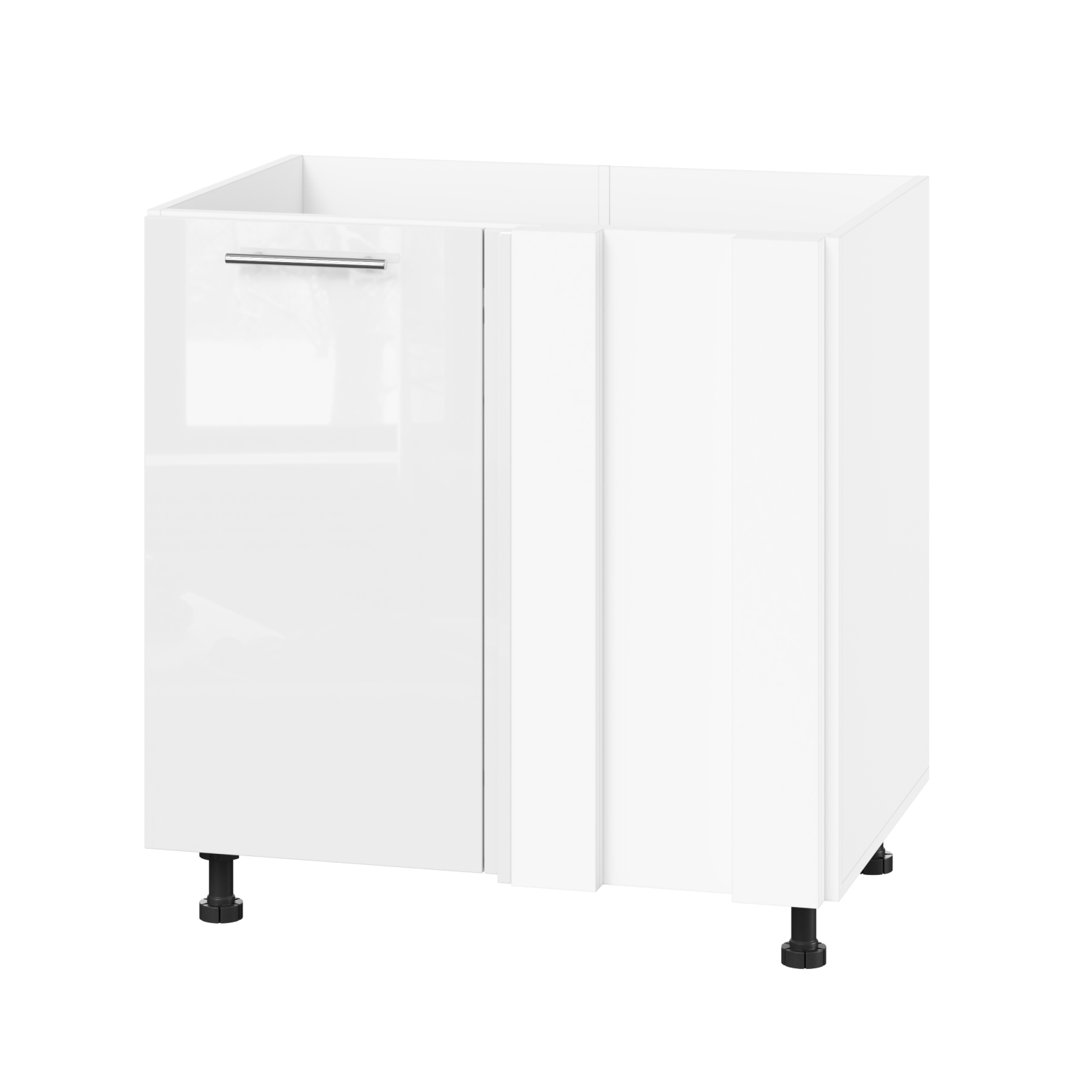 Корпус Стандарт білий, фасад Стандарт білий глянець 103 80-100х72х52 Корпус Стандарт білий, фасад Стандарт білий глянець 103 80-100х72х52