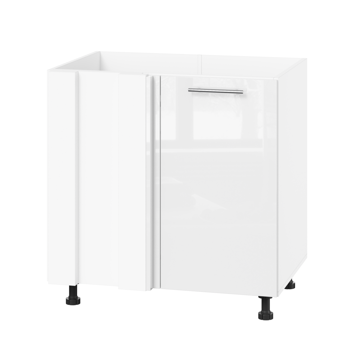 Корпус Стандарт білий, фасад Стандарт білий глянець 103 80-100х72х52 Корпус Стандарт білий, фасад Стандарт білий глянець 103 80-100х72х52