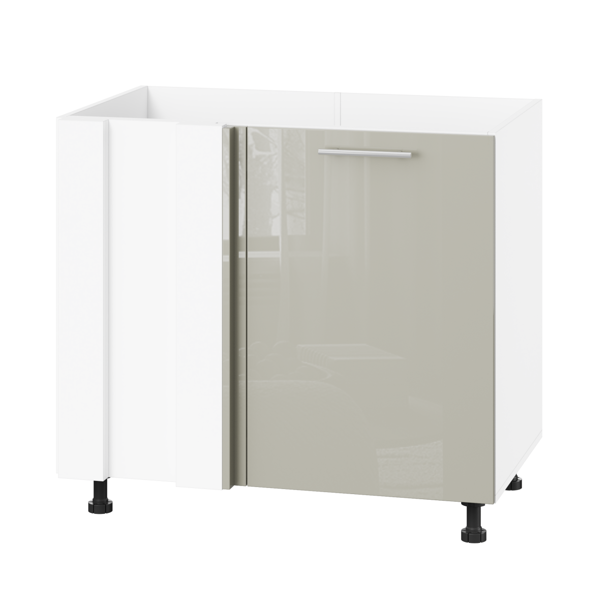 Корпус Стандарт білий, фасад Стандарт Аврора глянець 103 90-110х72х52