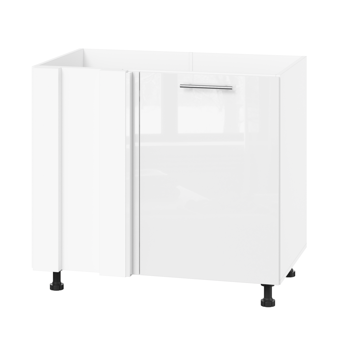 Корпус Стандарт білий, фасад Стандарт білий глянець 103 90-110х72х52