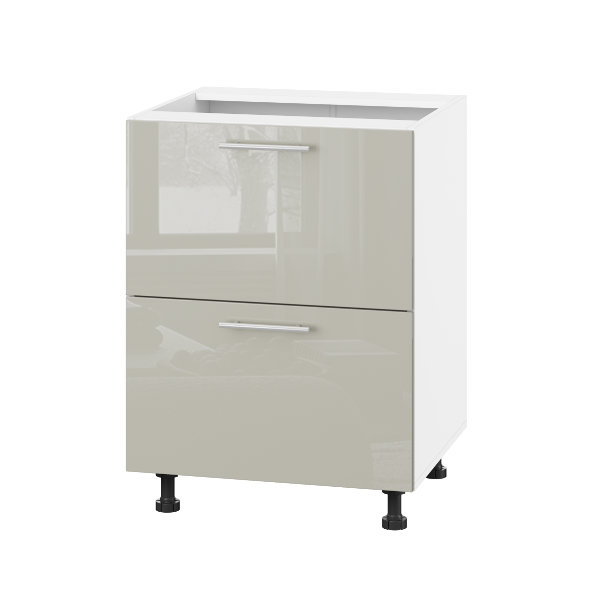 Корпус Стандарт білий, фасад Стандарт Аврора глянець 120.SM-60x72x52