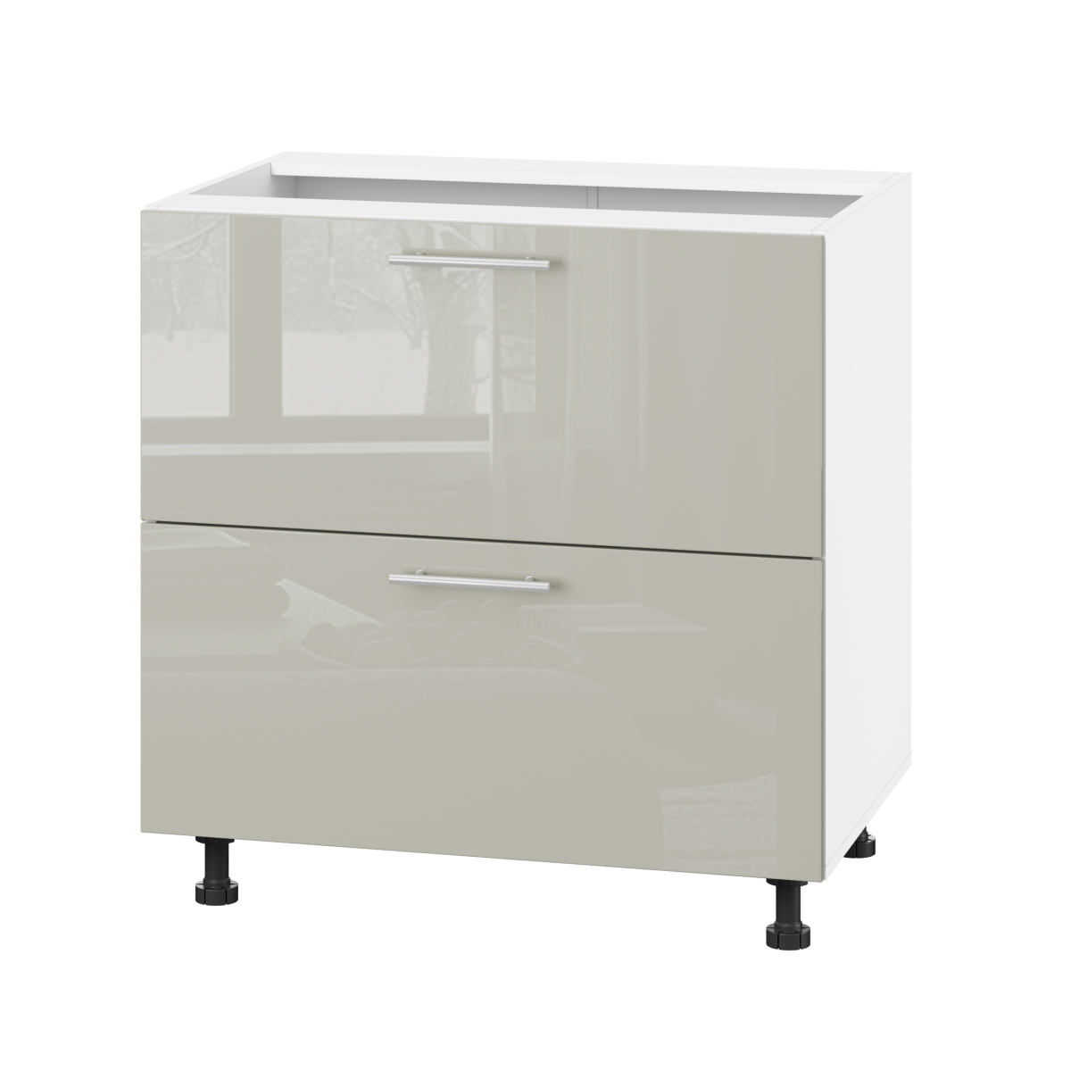 Корпус Стандарт білий, фасад Стандарт Аврора глянець 120.SM-80x72x52