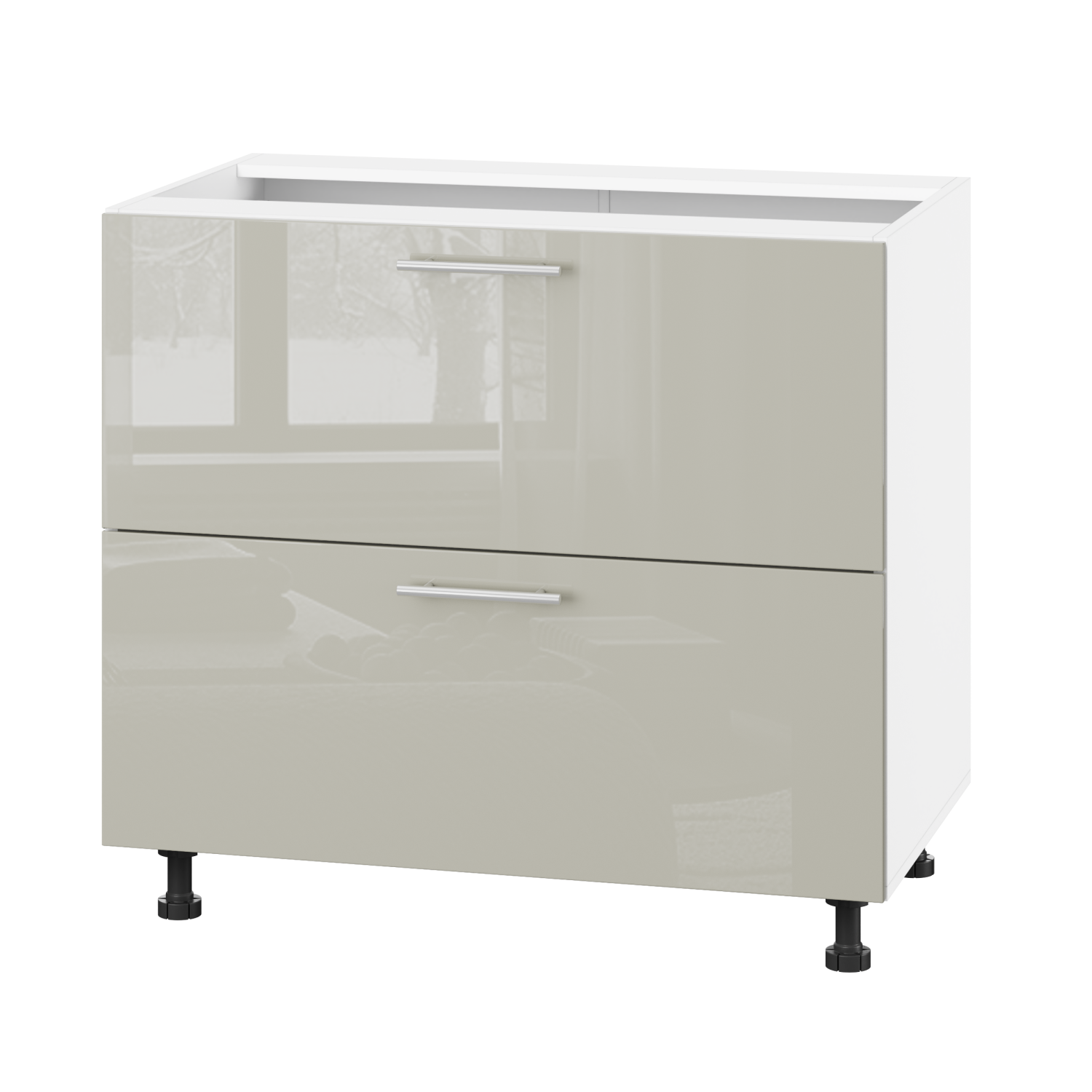 Корпус Стандарт білий, фасад Стандарт Аврора глянець 123.SM-90x72x52