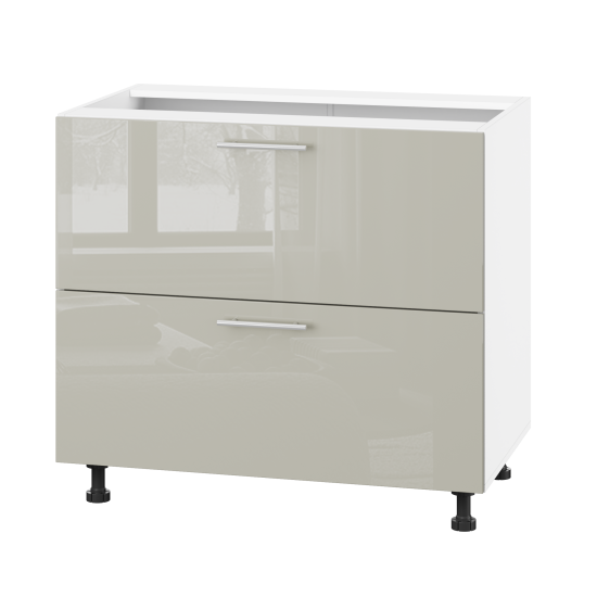 Корпус Стандарт білий, фасад Стандарт Аврора глянець 123.SM-90x72x52