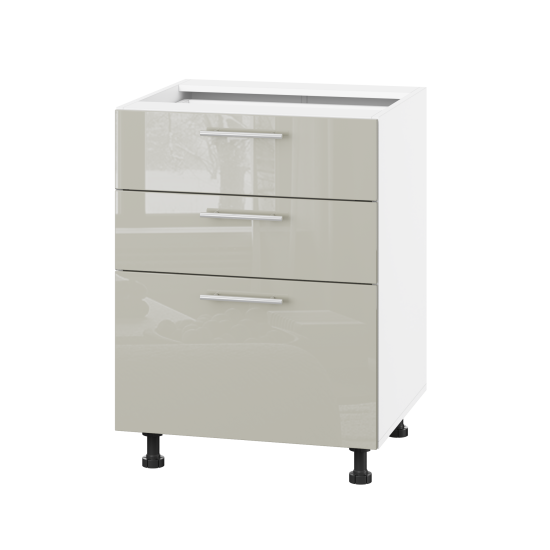 Корпус Стандарт білий, фасад Стандарт Аврора глянець 130.SM 60х72х52