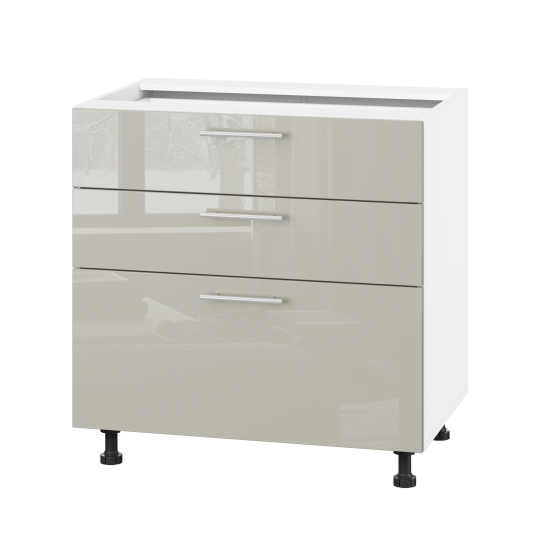 Корпус Стандарт білий, фасад Стандарт Аврора глянець 130.SM 80х72х52